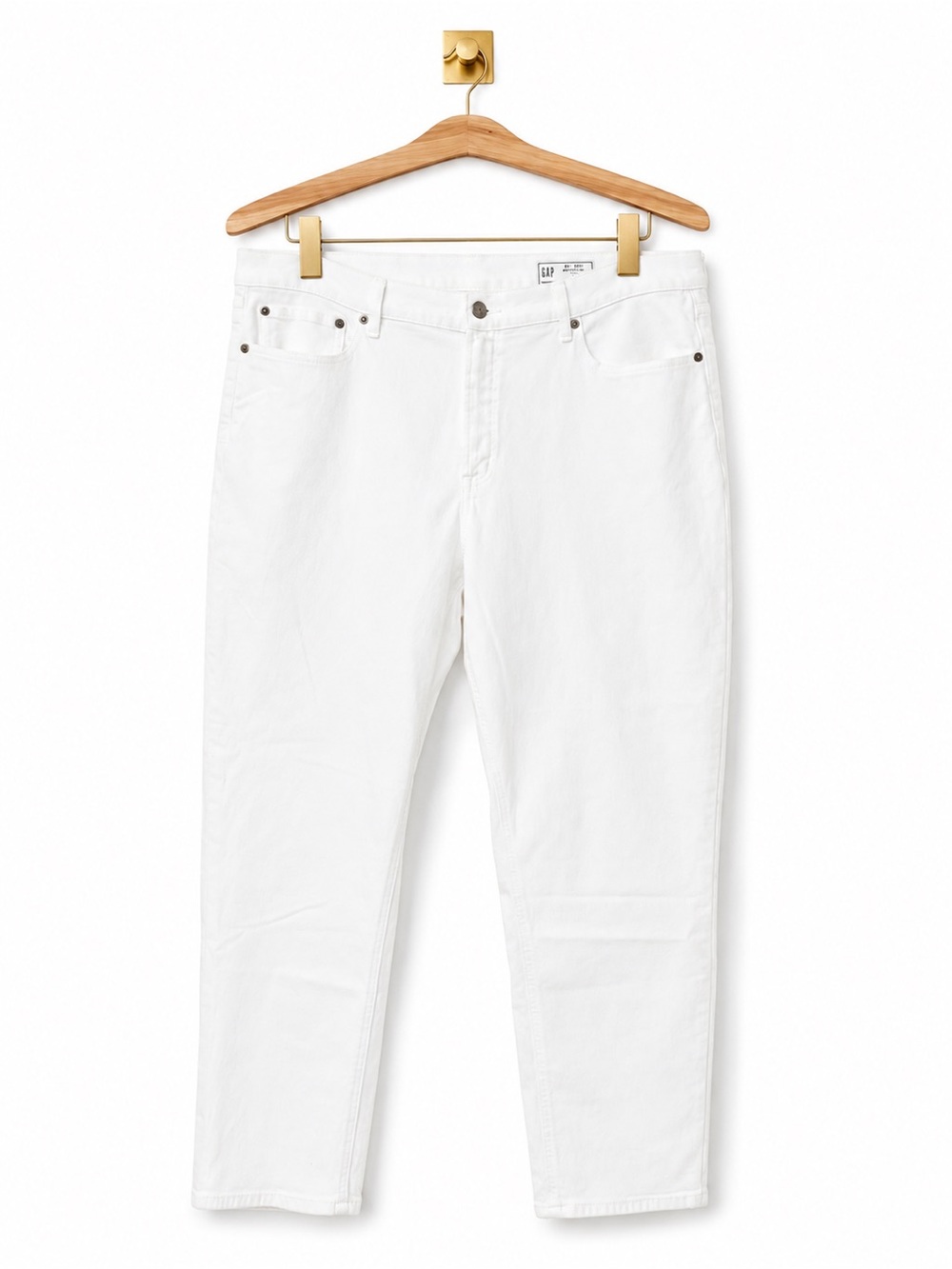 GAP White Women's Straight-Leg Jeans